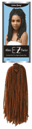 Afro EZ Twist - JBS Hair( pack 12 pcs #1B, # 1,# 4 #2 # 1B/BG disponible now)