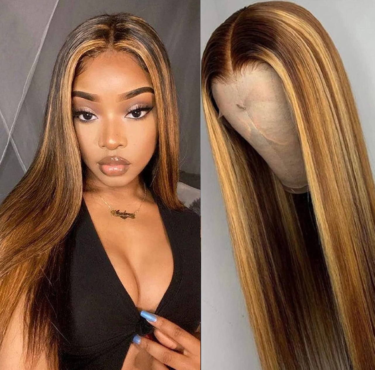 13*4 straight wigs