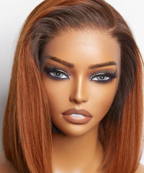 13*4 lace frontal wigs straight 12 inch 250% density