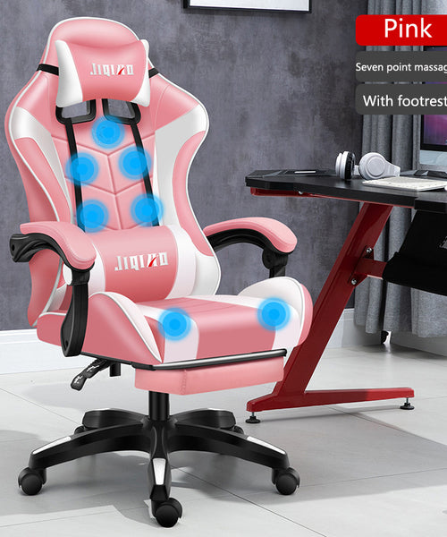 Men's Computer Home Comfort Ergonomic Dormitory Gaming Seat Swivel Chair